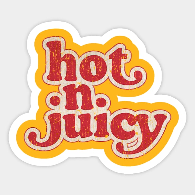 Hot N Juicy 1977 Vintage Sticker by RASRAP